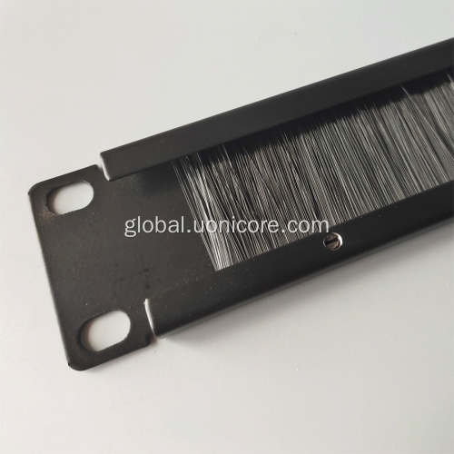 Brush Type Cable Management 19 inch 1U cable management brush type Supplier